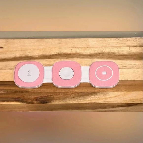 3 IN 1 WIRELESS CHARGING STATION BY XO POPPY. WIRELESS. PHONE, WATCH, EARBUDS!! - Picture 14 of 16